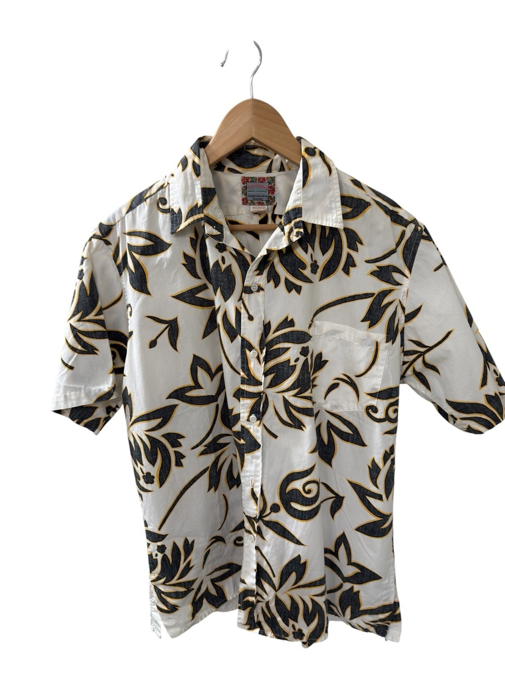 Reyn Spooner Size L Commemorative Classics 100 % Cotton Shirt Hawaiian Casual